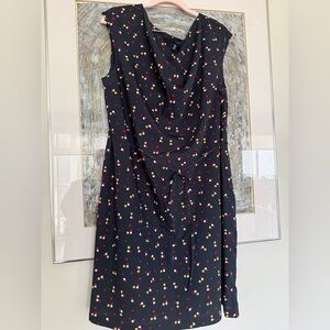 Women's Dark Blue Polka Dot Sleeveless Dress Tommy Hilfiger